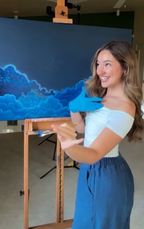 Lauryn Squyres on Disney's The Disney Pricesses account - Instagram reel