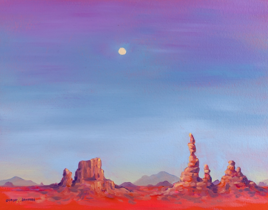 Desert Moon by artist Lauryn Squyres