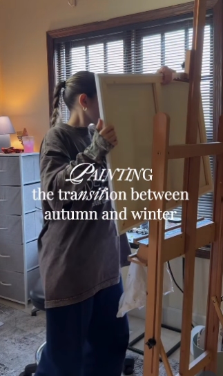 Painting Forest Glow - Instagram reel