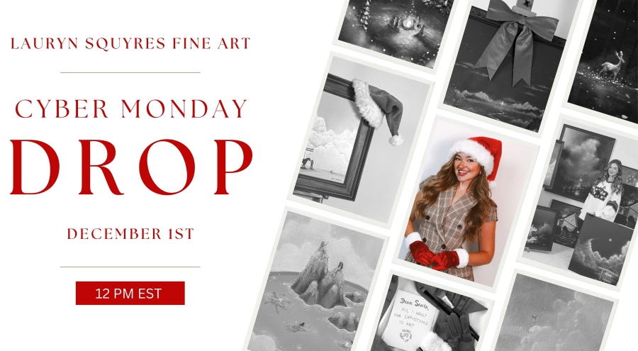 More Original Oil Paintings, Gallery Wraps and Limited Editions will be available on my Cyber Monday Drop, December 1, 2025!