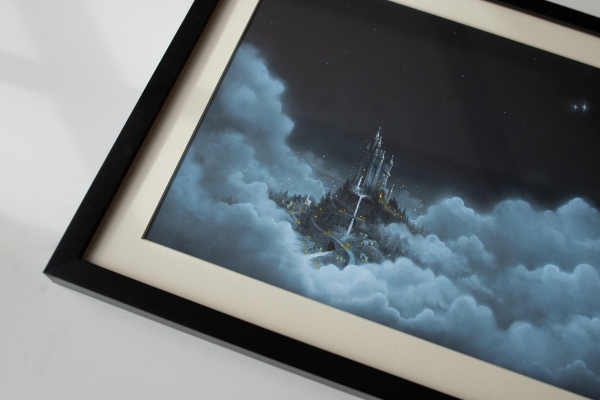 gicle prints on fine art paper, matted and framed.